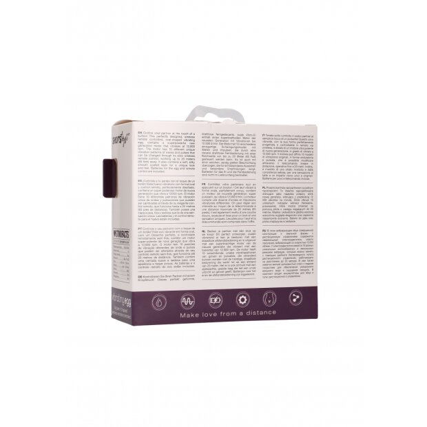 Vibrating Egg with 10 Speeds and Remote Control - Large