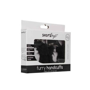 Furry Handcuffs Black