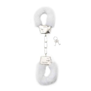 Furry Handcuffs White