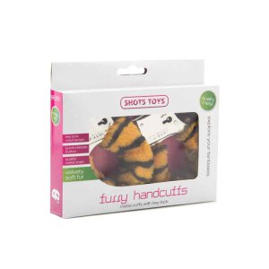 Furry Handschellen Tiger