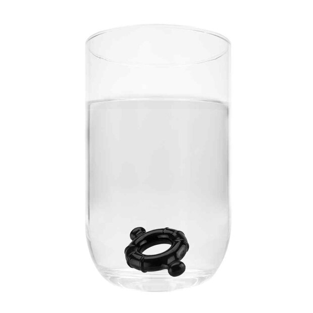 Gummy Ring Penisring Medium Black