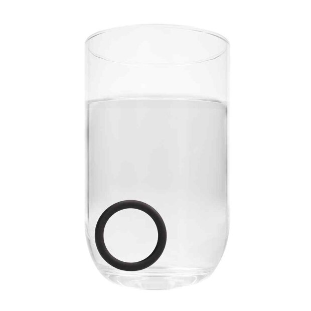 Round CockPenisring Set Black