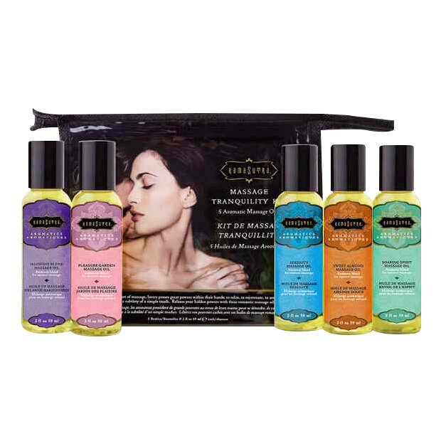 Kama Sutra Massage Tranquility Kit Aromatics 5x 59 ml