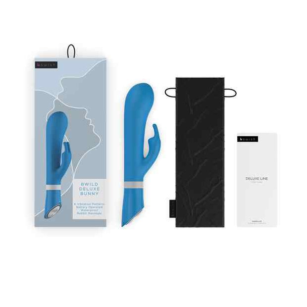 B Swish - bwild Deluxe Bunny Rabbit Vibrator Blue Lagoon