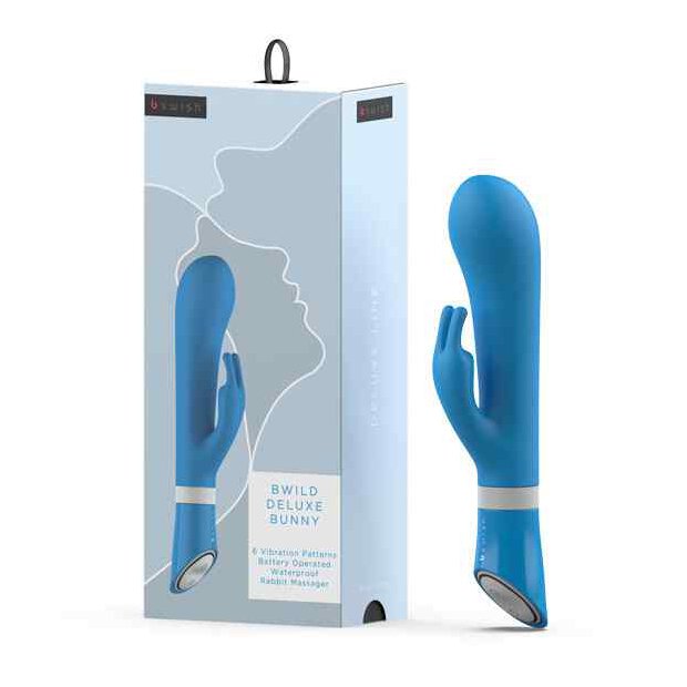 B Swish - bwild Deluxe Bunny Rabbit Vibrator Blue Lagoon
