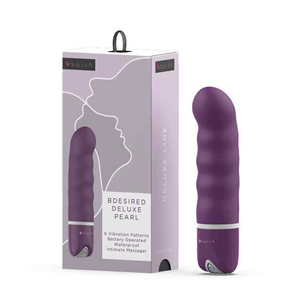 B Swish - bdesired Deluxe Pearl Vibrator Royal Purple