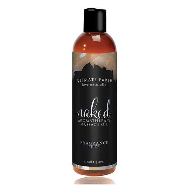 Intimate Earth Massage Oil Naked Unscented 120 ml