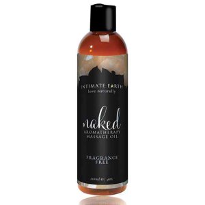 Intimate Earth  Massage Oil Naked Unscented 240 ml