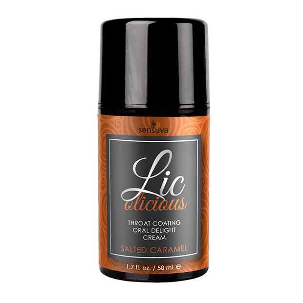 Sensuva - Lic-o-licious Oral Delight Cream Salted Caramel 50 ml