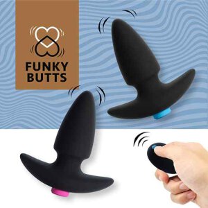 FeelzToys - FunkyButts Ferngesteuertes Butt Plug Set...