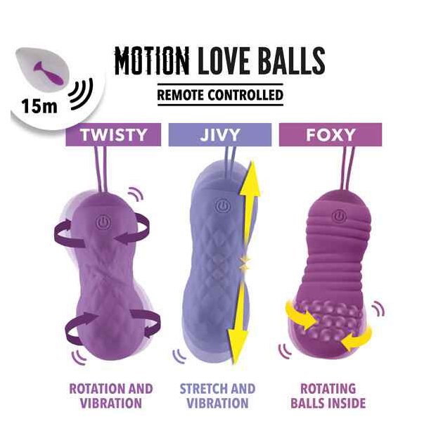 FeelzToys - Remote Controlled Motion Love Balls Foxy