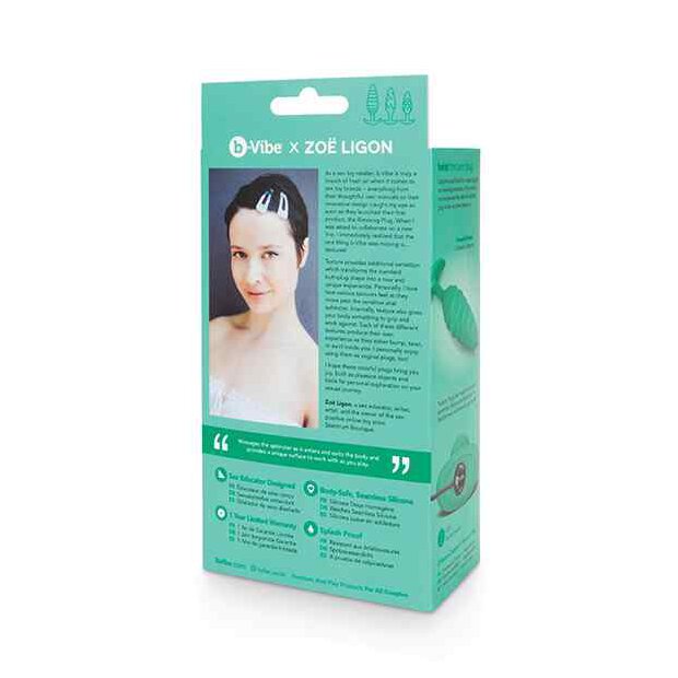 B-Vibe - Texture Plug Twist Green