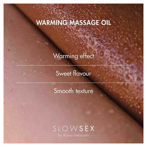 Bijoux Indiscrets Slow Sex Warming Massage Oil 50 ml