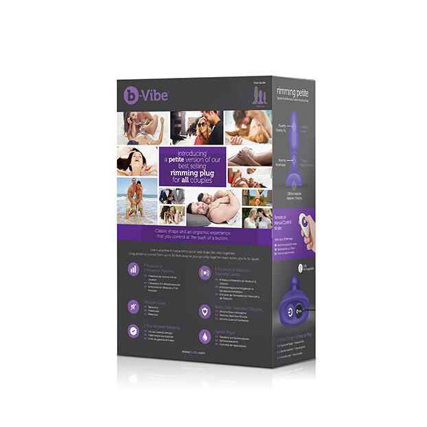 B-Vibe - Rimming Petite Remote Control Plug Purple