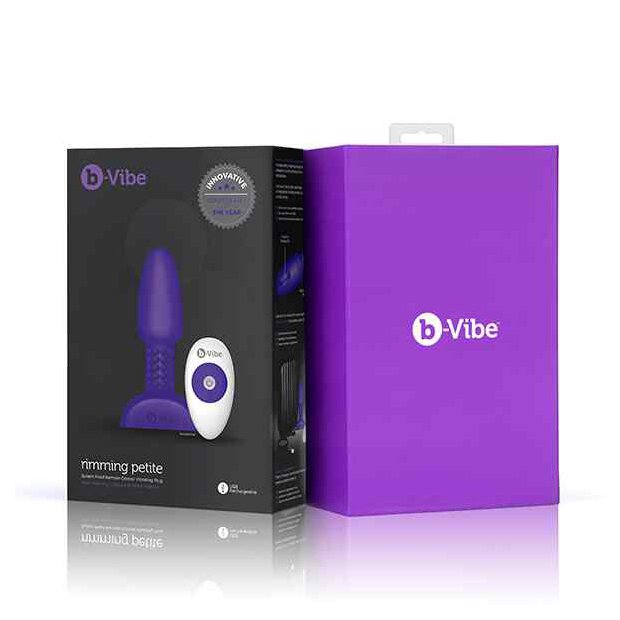 B-Vibe - Rimming Petite Remote Control Plug Purple