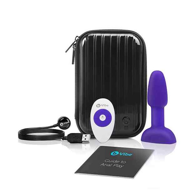 B-Vibe - Rimming Petite Remote Control Plug Purple