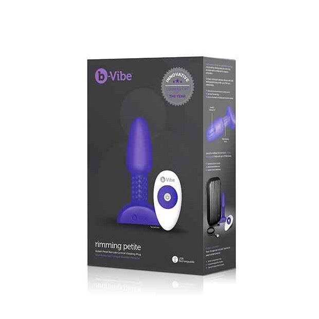 B-Vibe - Rimming Petite Remote Control Plug Purple