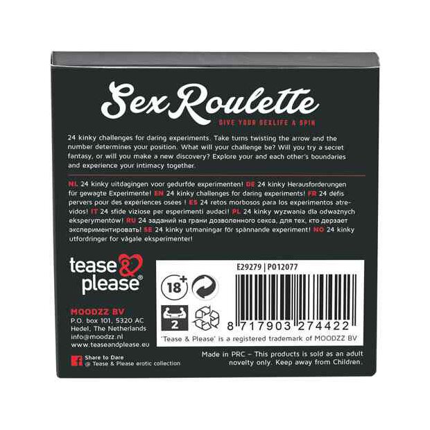 Sex Roulette Kinky (NL-DE-EN-FR-ES-IT-PL-RU-SE-NO)