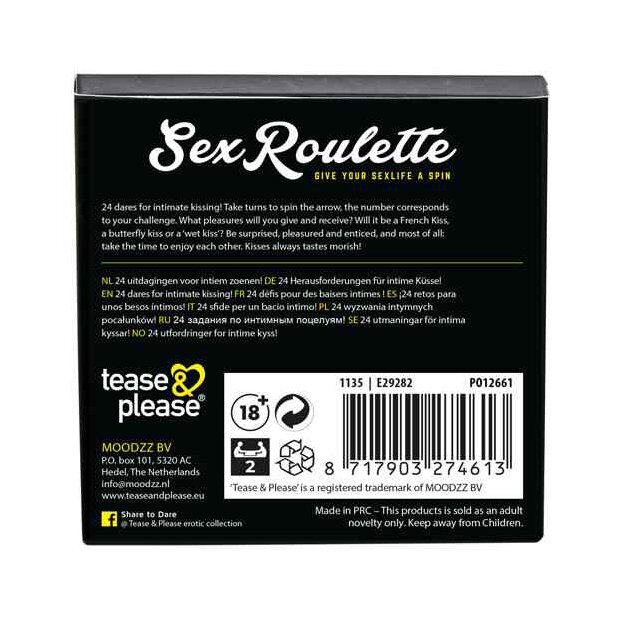 Sex Roulette Kiss (NL-DE-EN-FR-ES-IT-PL-RU-SE-NO)