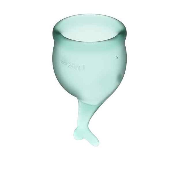 Satisfyer Feel Secure Menstrual Cup Set Dark Green