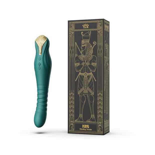 Zalo King Vibrating Thruster Turquoise Green