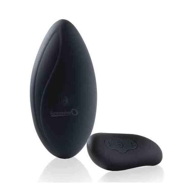 The Screaming O Premium Ergonomic Remote Panty Set Black