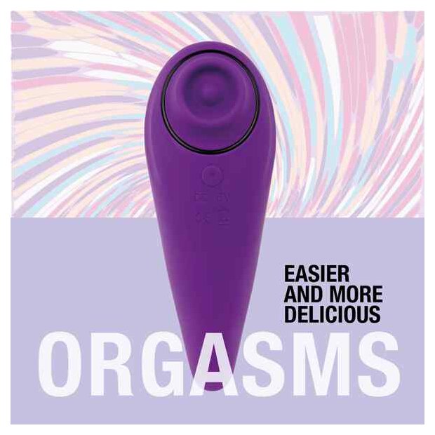 FeelzToys - FemmeGasm Tapping & Tickling Vibrator Purple