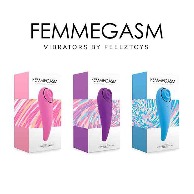 FeelzToys - FemmeGasm Tapping & Tickling Vibrator Purple