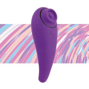 FeelzToys - FemmeGasm Tapping &amp; Tickling Vibrator Purple