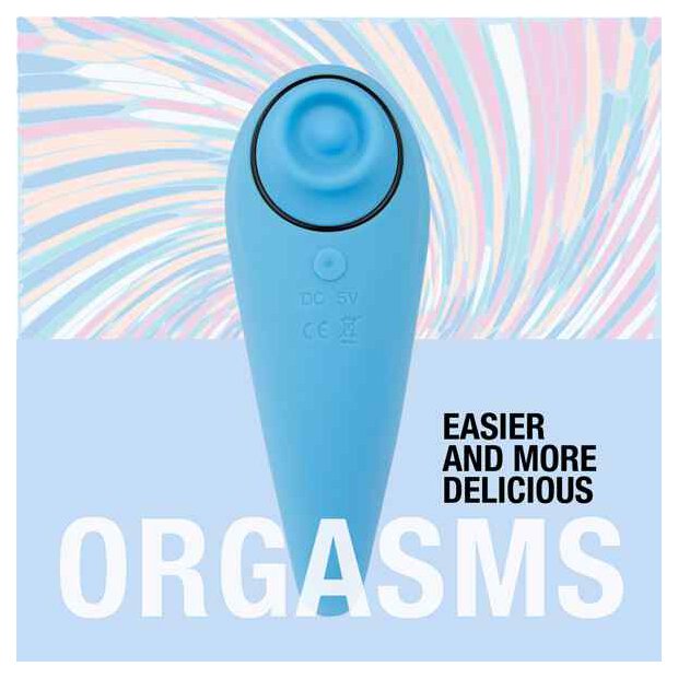 FeelzToys - FemmeGasm Tapping & Tickling Vibrator Turqoise