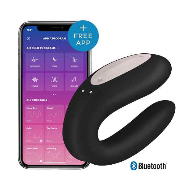 Satisfyer - Double Joy Black