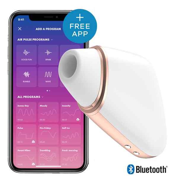 Satisfyer - Love Triangle Air Pulse Stimulator + Vibration White