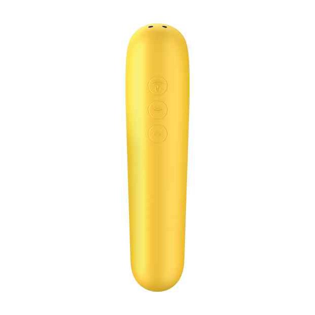 Satisfyer - Dual Love Air Pulse Vibrator Yellow