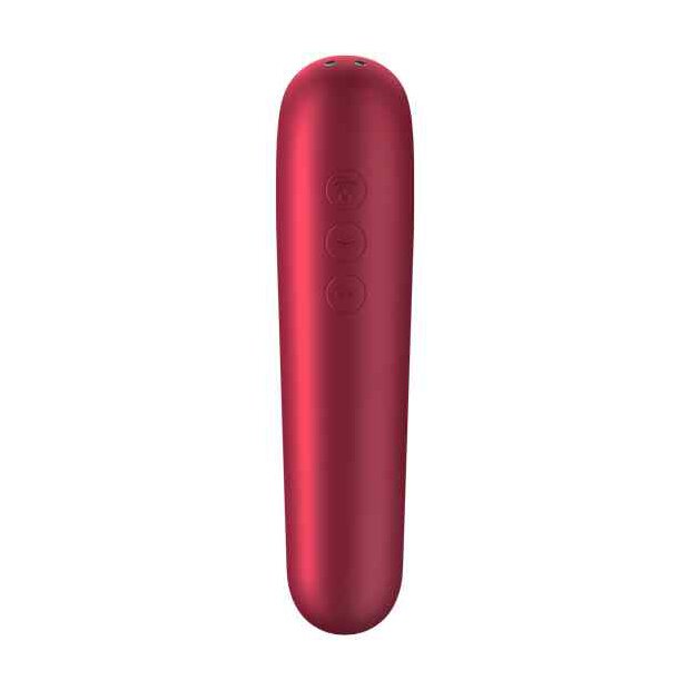 Satisfyer - Dual Love Air Pulse Vibrator Red