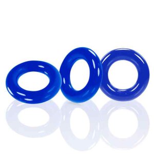 Oxballs Willy Rings 3-pack Cockrings Police Blue