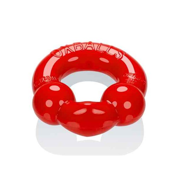 Oxballs ULTRABALLS 2 Pack Cockring Steel-Red
