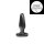 Dark Crystal Black - 37 Buttplug Black 4 cm