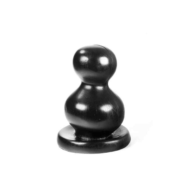 Dark Crystal Black - 42 Buttplug Black 11 cm