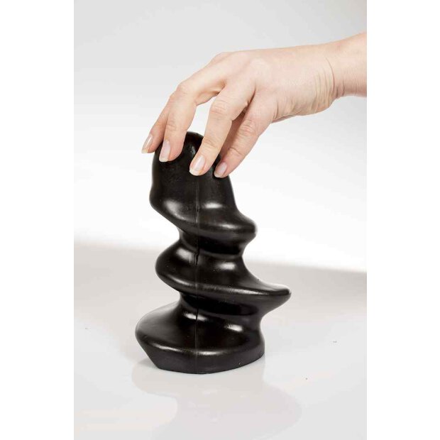 Dark Crystal Black - 43 Buttplug Black 11 cm