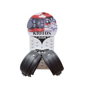 Leather Anklecuffs Black 5 cm