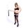 Leather Black Whip Soft - 24 Strings
