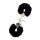 Dream Toys Handcuffs With Plush Black