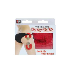 Dream Toys Handcuffs Wth Plush Red