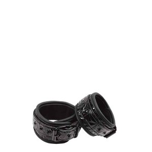 Sinful Black Ankle Cuffs