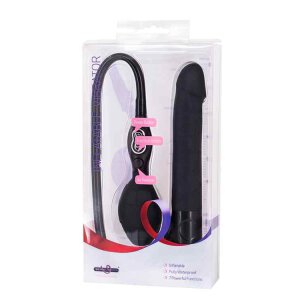 Premium Range Inflatable Vibrator Black