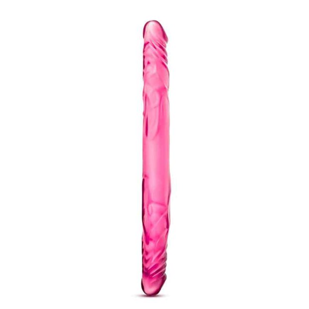 B Yours - 14 Inch Double Dildo Pink