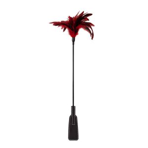 GP Feather crop black/red