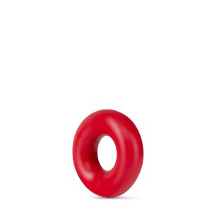 Stay Hard Donut Rings Oversized Red