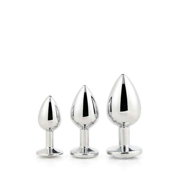 Gleaming Love Silver Plug Set