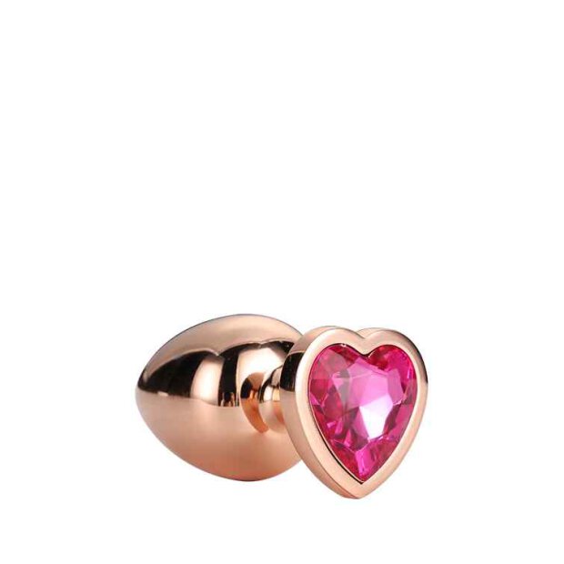 Gleaming Love Rose Gold Plug Small 2,7 cm